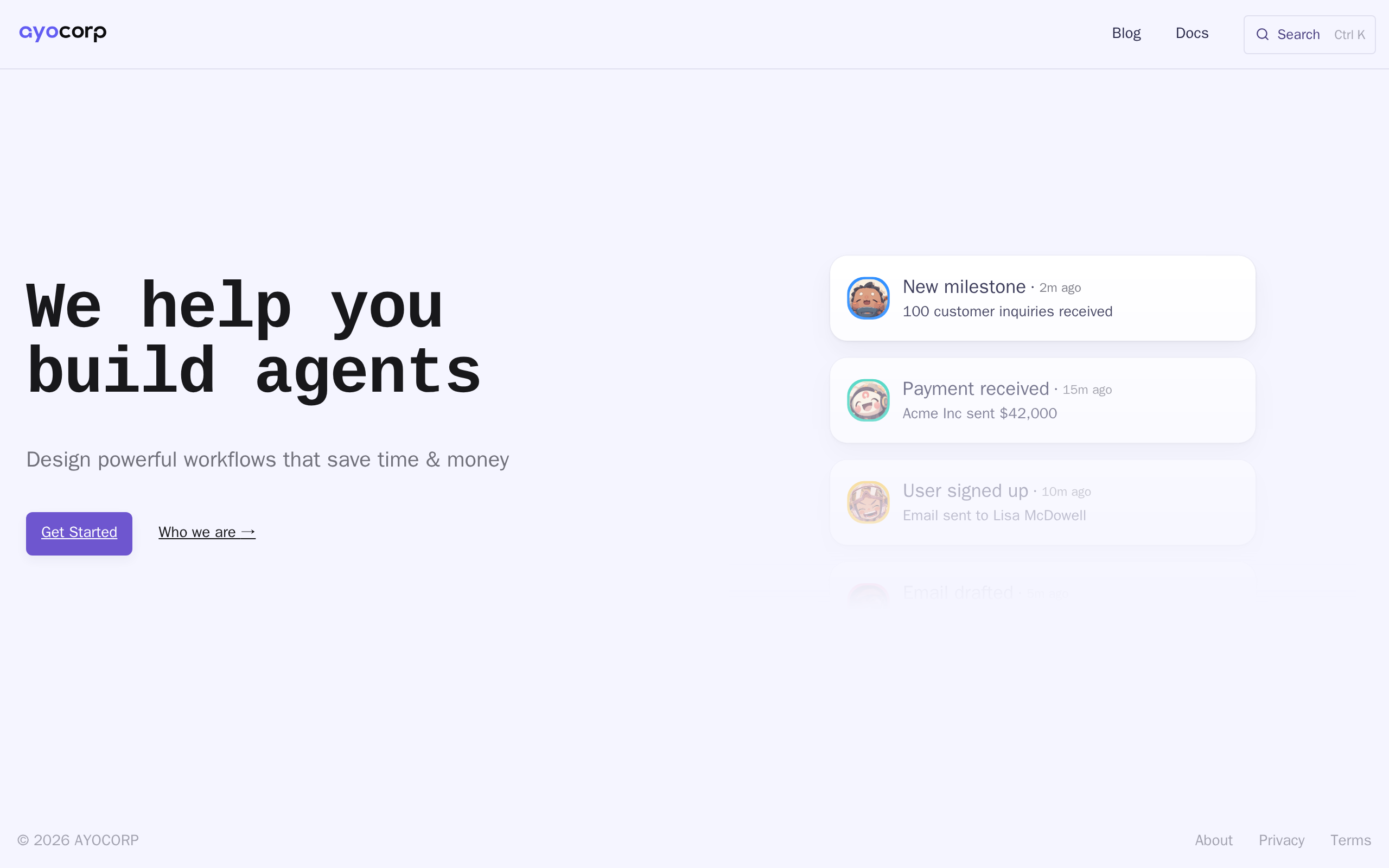 AYO Labs (ayocorp.dev) screenshot