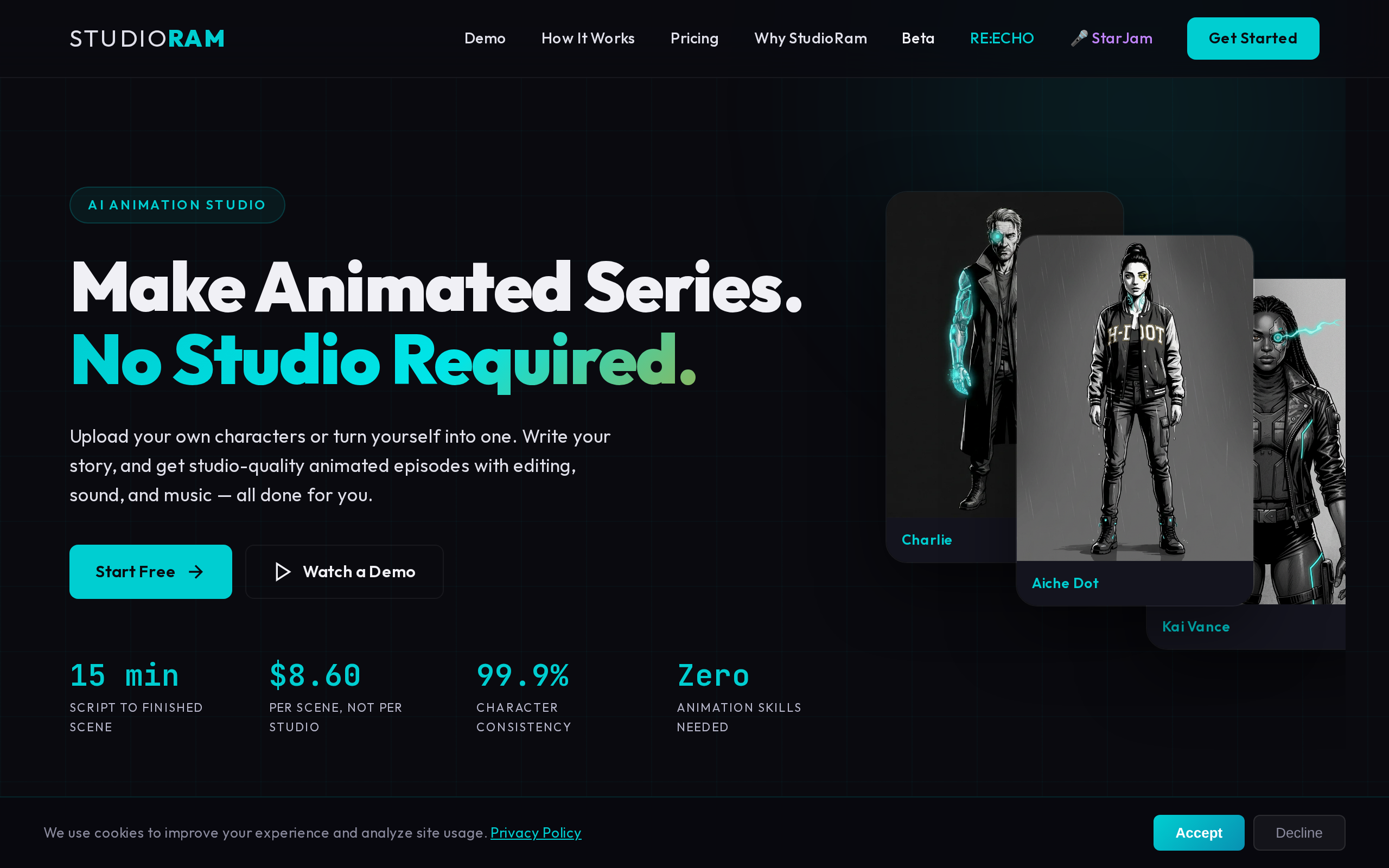 StudioRam screenshot